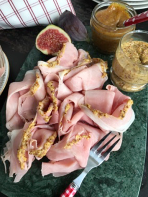 Provensalsk julskinka med sesamfrön