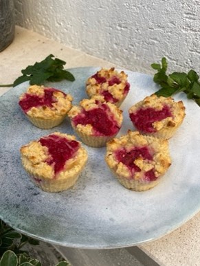 Hallonmuffins