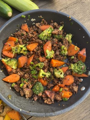 Asiatiskt köttfärsfräs